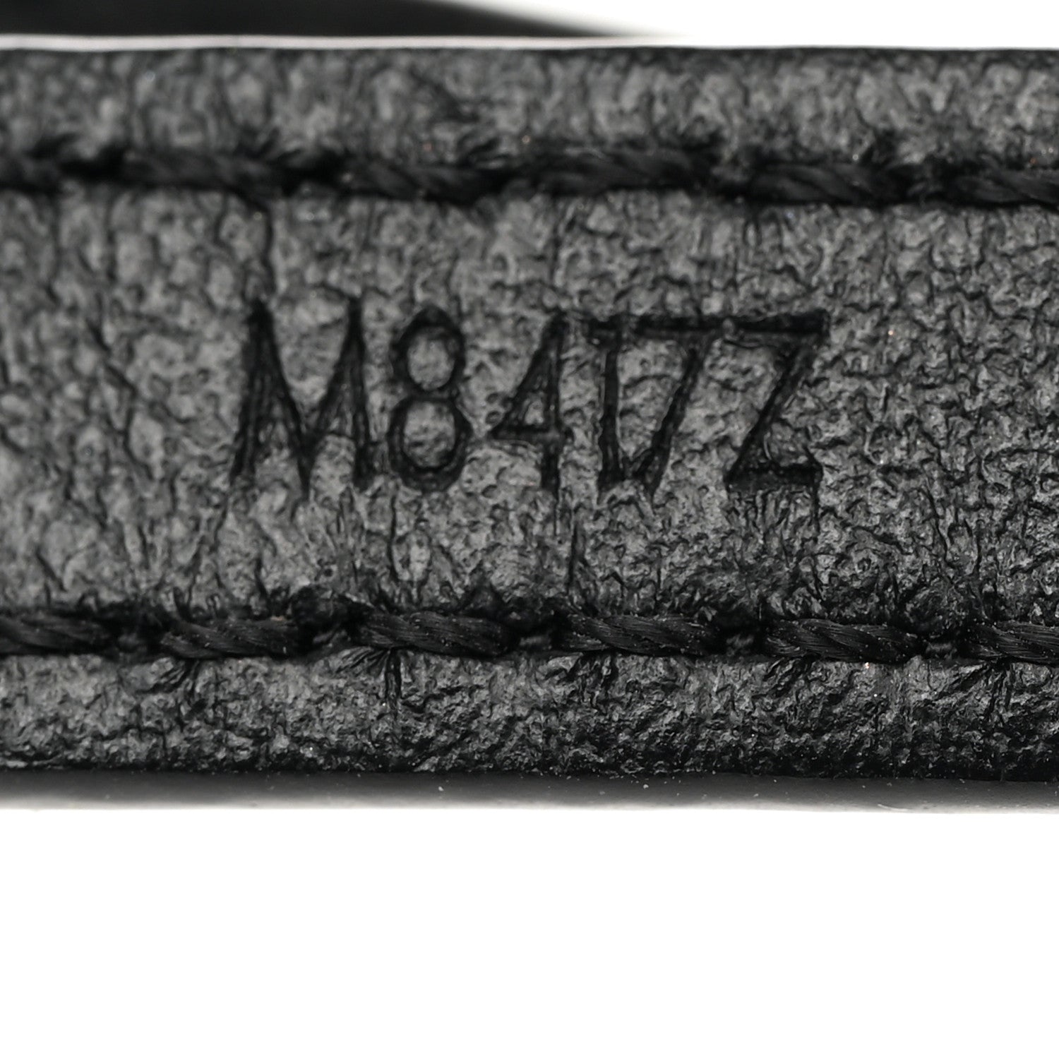 Louis Vuitton Calfskin Gram Bracelet Black 8 of 9