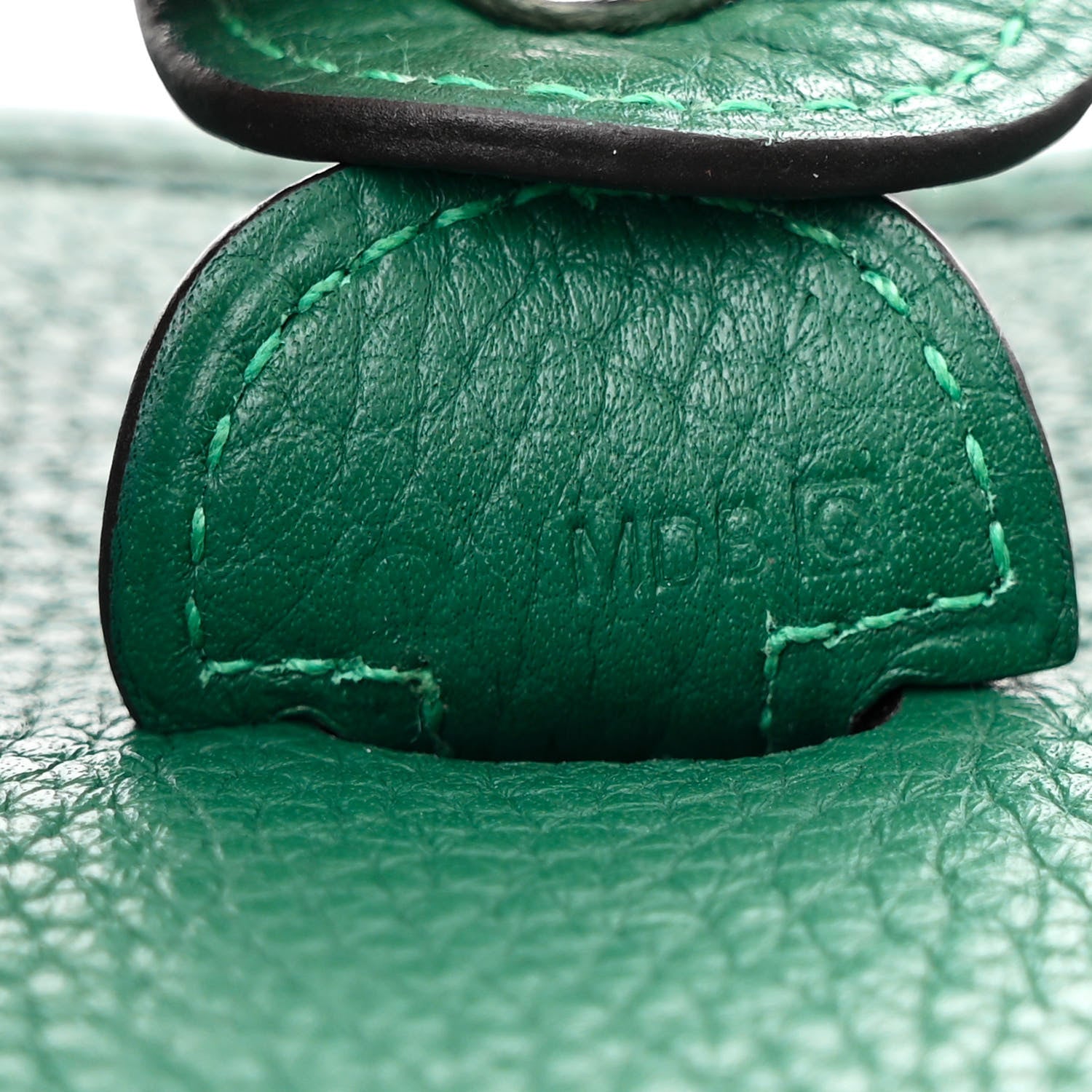 Hermes Taurillon Clemence EVELYNE III PM Malachite 7 of 13