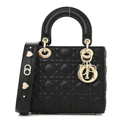 Christian Dior Lambskin Cannage Small My ABCDior Lady Dior Black 1 of 9