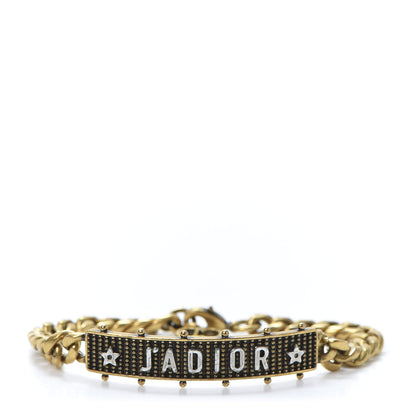 Christian Dior Metal J'Adior Star Chain Bracelet Aged Gold 1 of 4