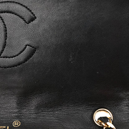 Chanel Lambskin Stitched Single Flap Black 12 of 16