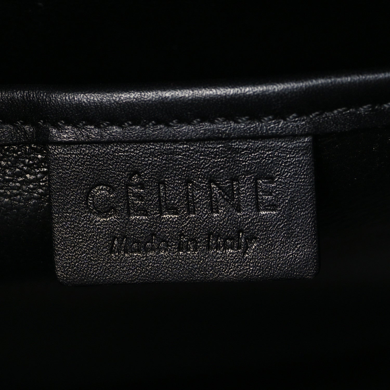 Celine Drummed Calfskin Nubuck Nano Tri-Color Luggage Burgundy 6 of 9