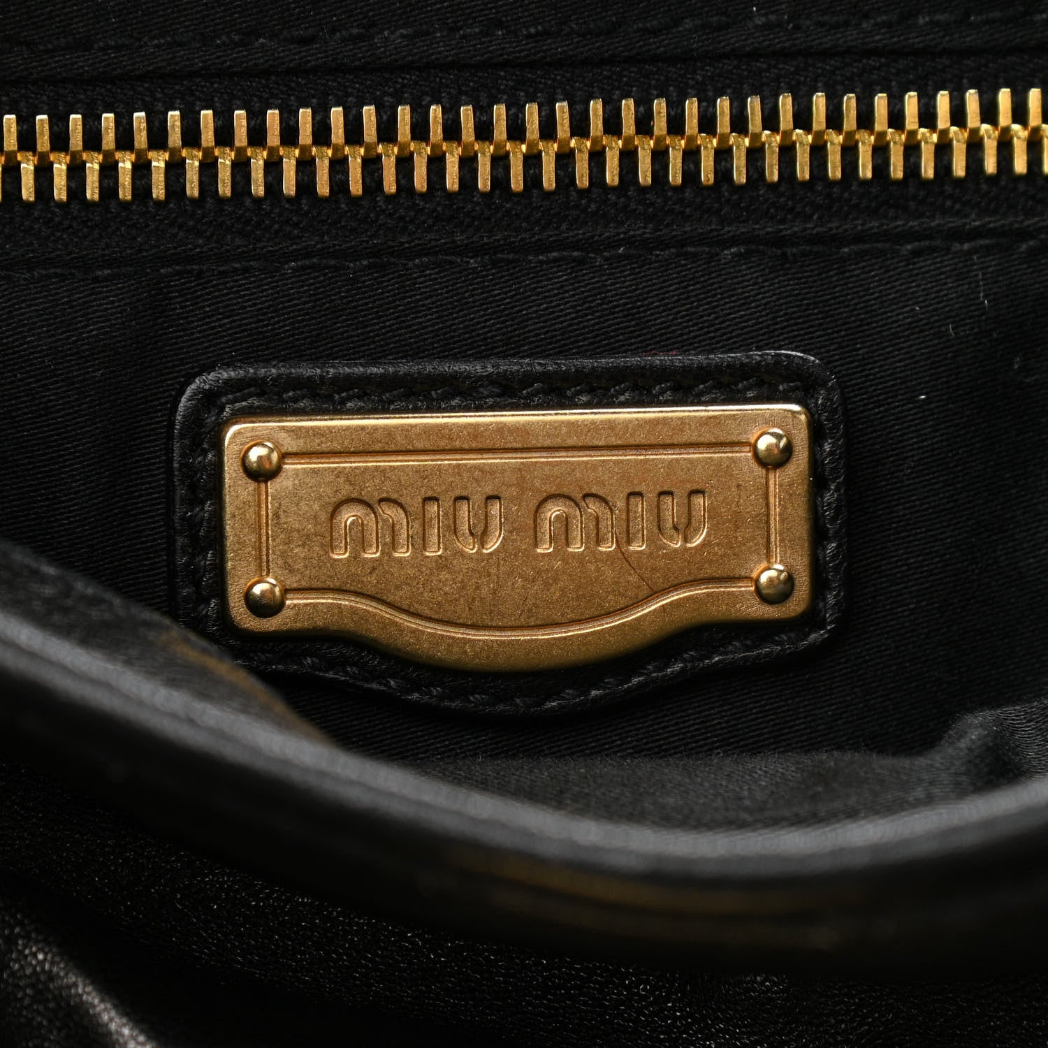 Miu Miu Nappa Matelasse Coffer Hobo Black 6 of 12