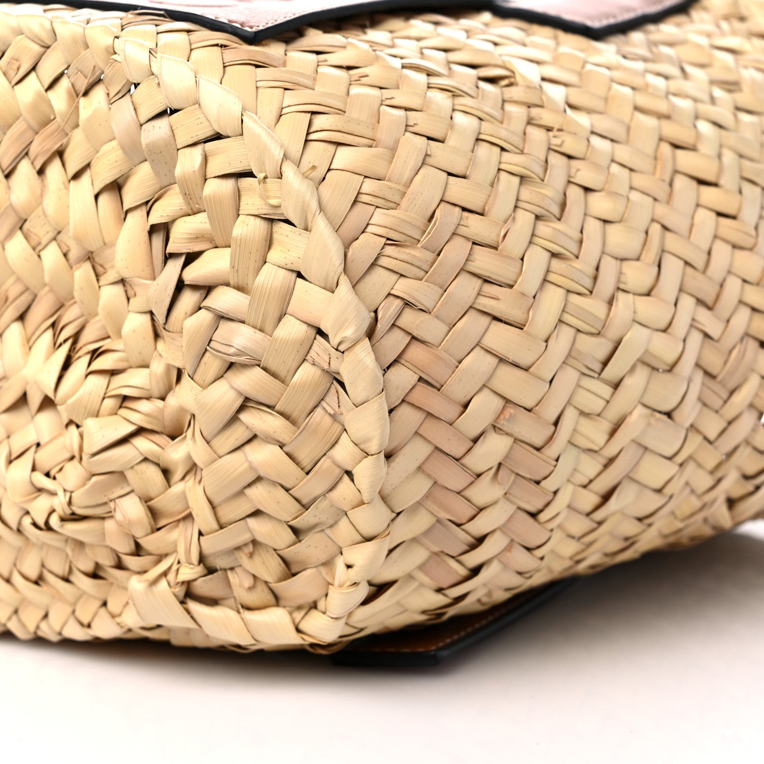Loewe Raffia Small Basket Tote Bag Natural Tan 8 of 10