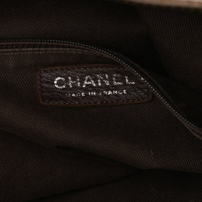 Chanel Metallic Aged Calfskin Large Shopping In Moscow Tote Bronze 6 of 10