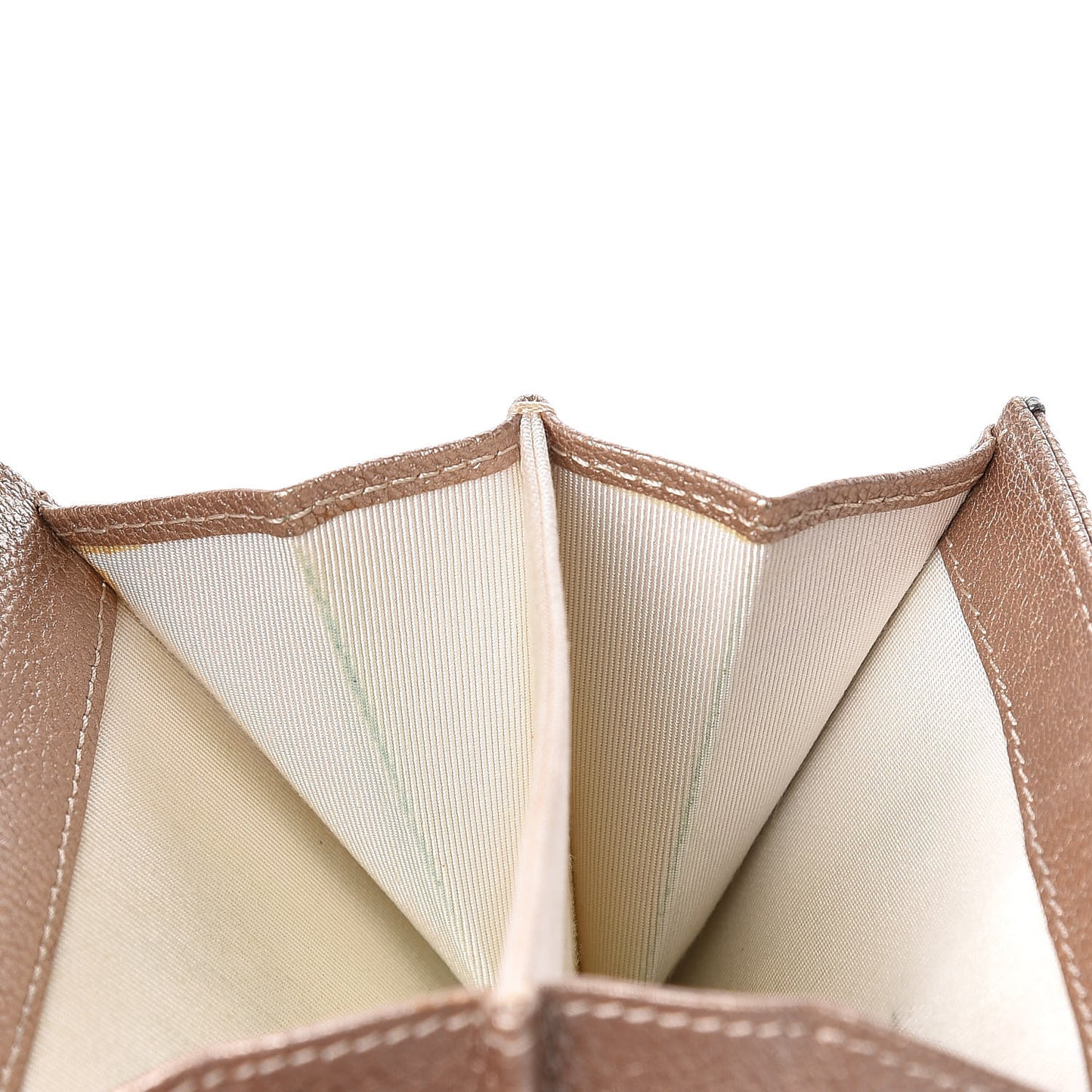 Metallic Calfskin Diamond Stitched Card Holder Wallet Gold Silver