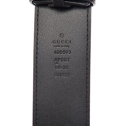 Gucci Calfskin Double G 40mm Belt 80 32 Black 4 of 4