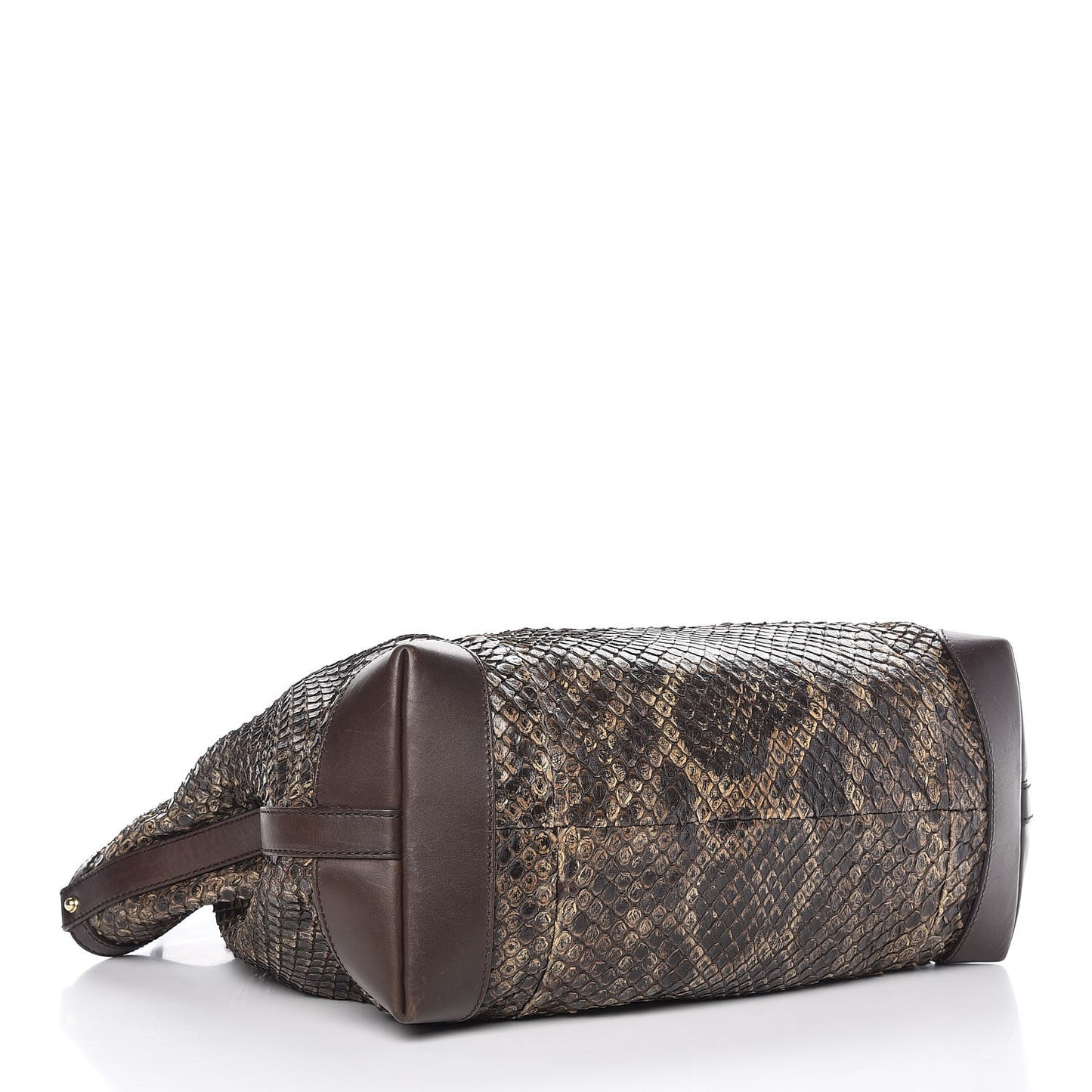 Python Medium Craft Tote Brown
