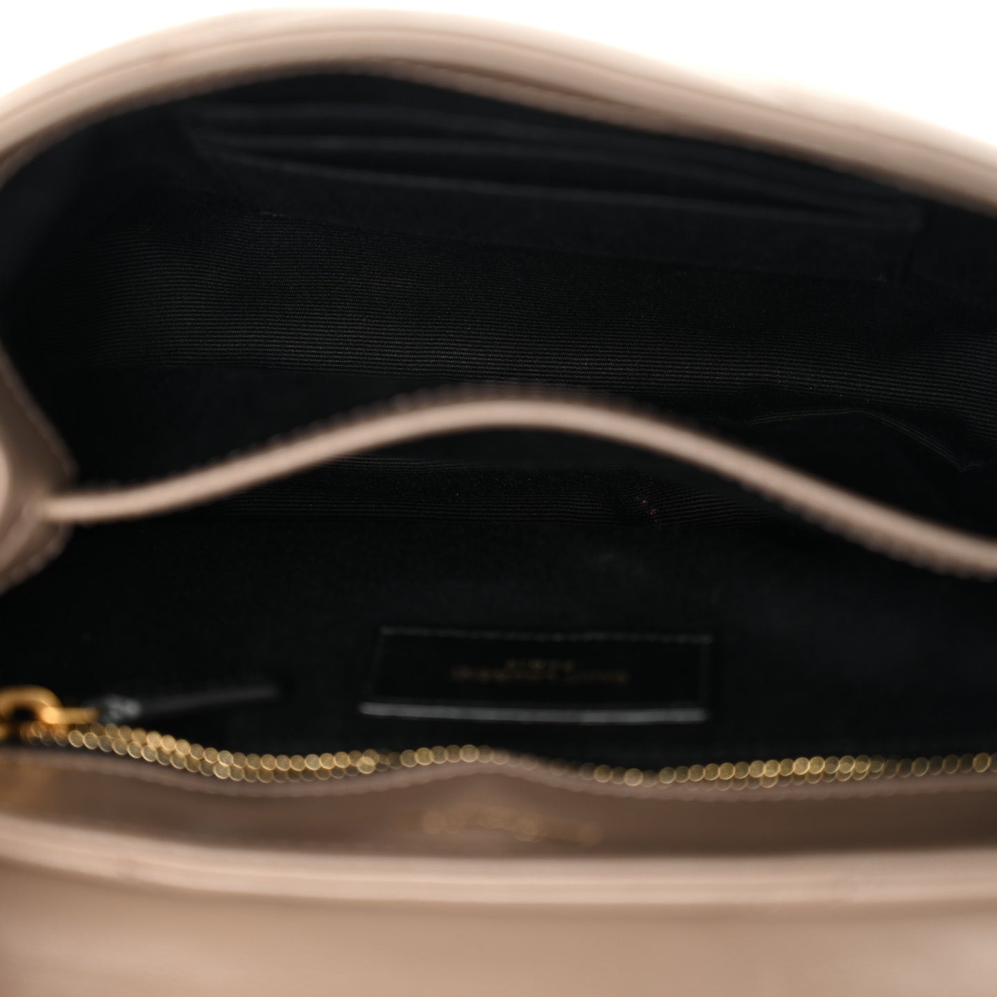 Calfskin Y Quilted Monogram Toy Loulou Crossbody Bag Taupe