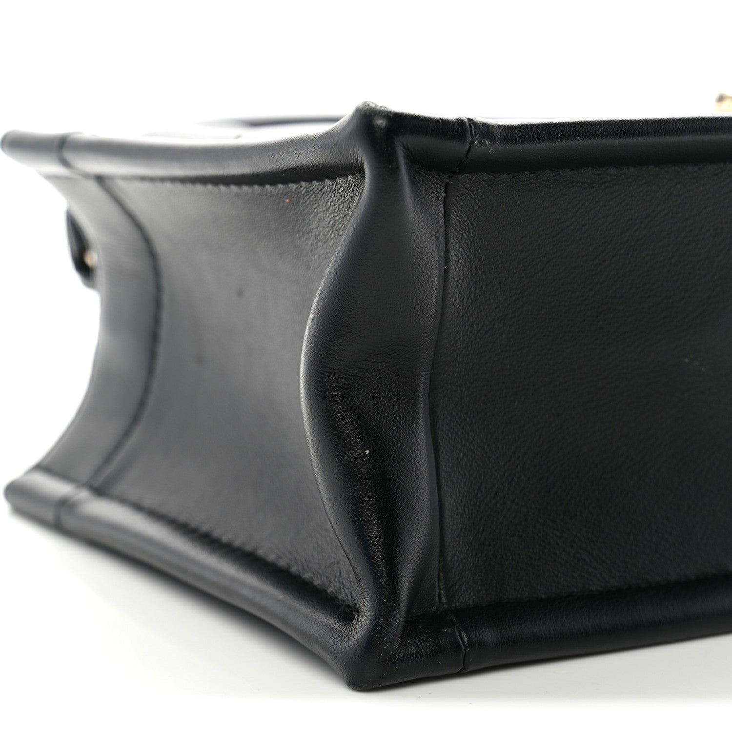 Christian Dior Calfskin Macrocannage Mini Book Tote Black 9 of 12