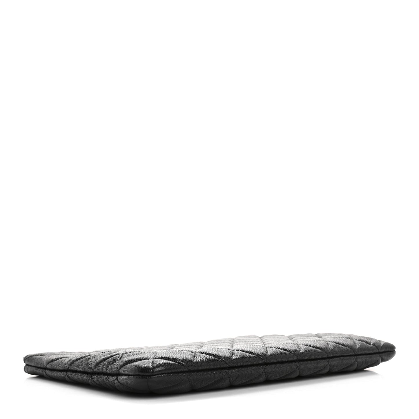 Caviar Quilted Medium Cosmetic Case Black