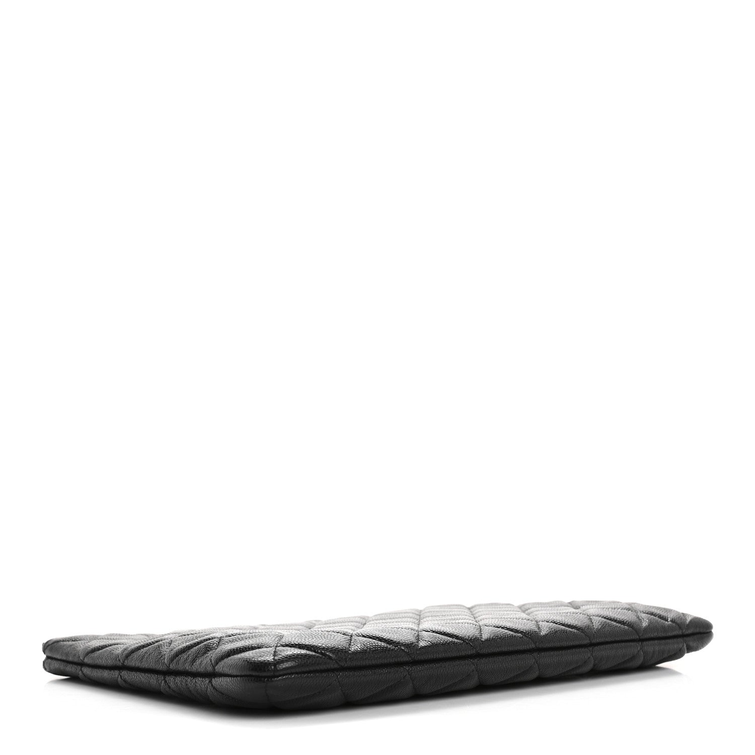 Chanel Caviar Quilted Medium Cosmetic Case Black 4 of 11