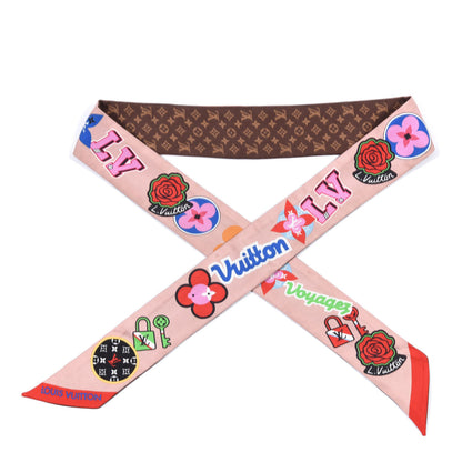 Louis Vuitton Silk Monogram LV Stories BB Bandeau Nude 1 of 4