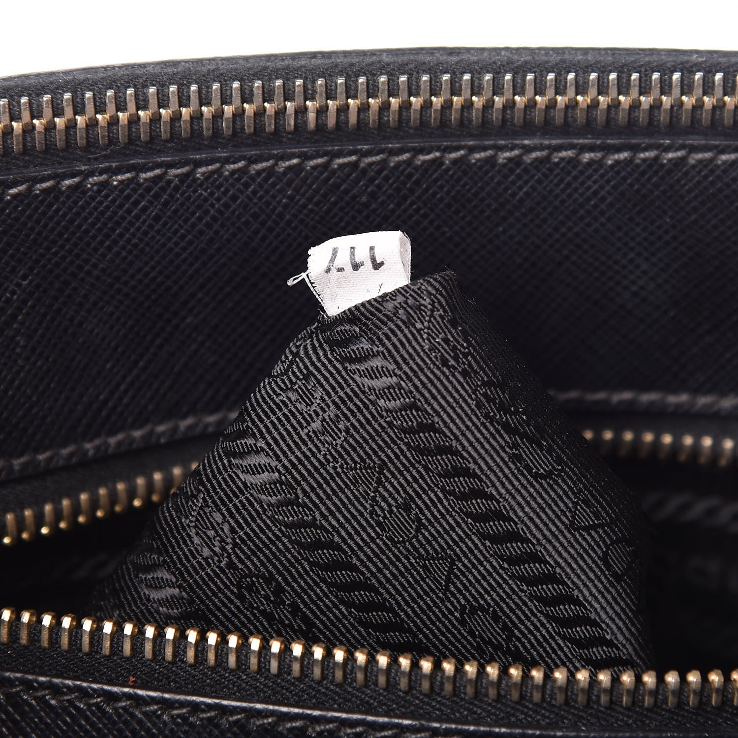 Prada Saffiano Small Galleria Double Zip Tote Black 11 of 20