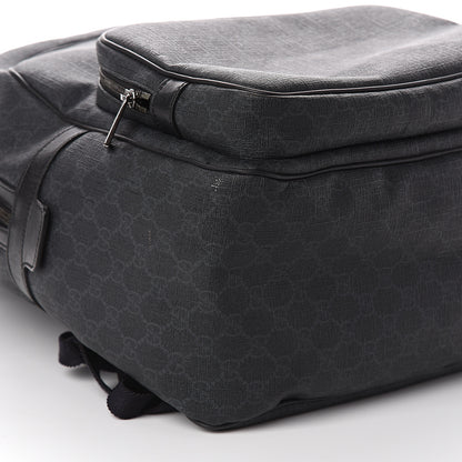 Gucci GG Supreme Monogram Medium Day Backpack Grey Black 7 of 8
