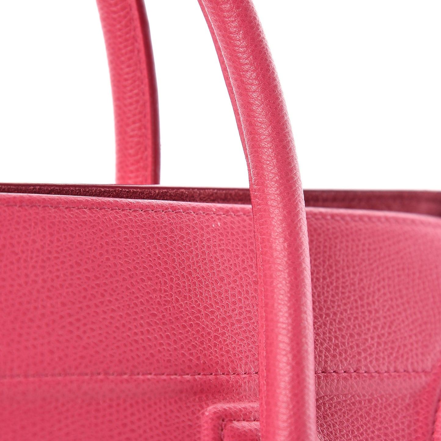 Supple Calfskin Medium Phantom Luggage Fuchsia