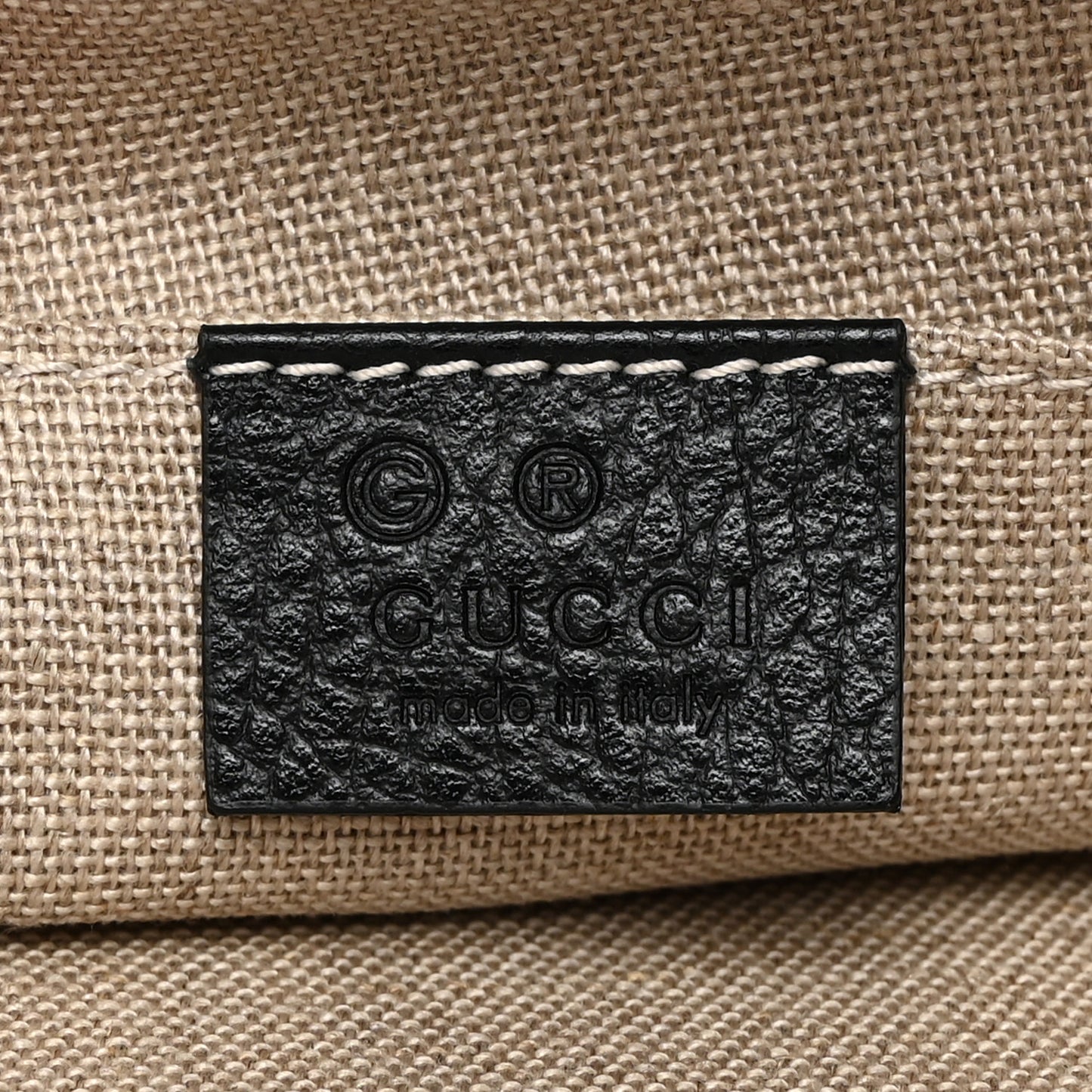 Pebbled Calfskin Large Bamboo Clutch Black