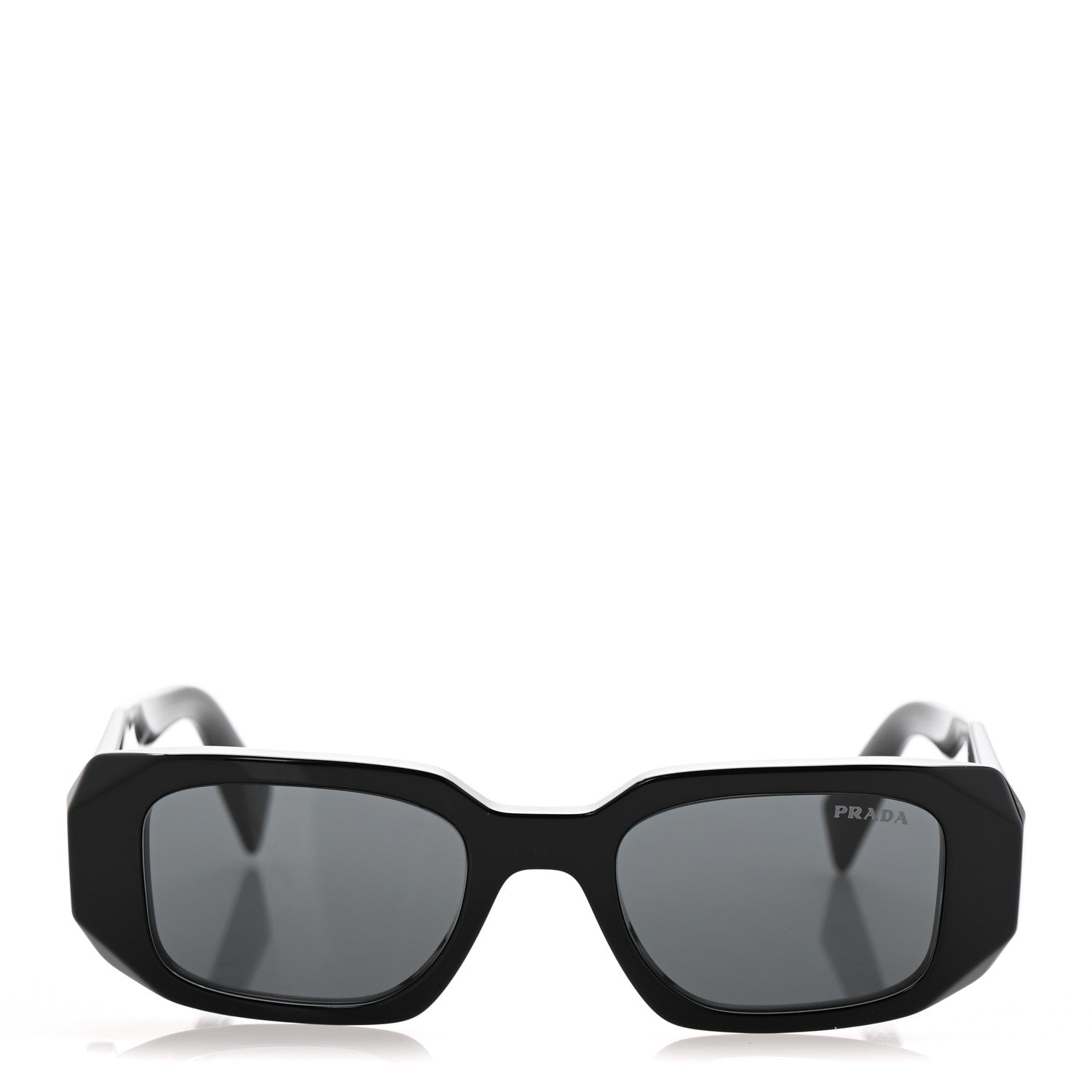 Prada Acetate Symbole Sunglasses SPR 17W Black 2 of 8