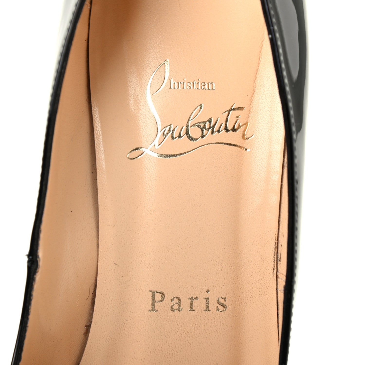 Christian Louboutin Patent Simple 100 Pumps 37 Black 7 of 9