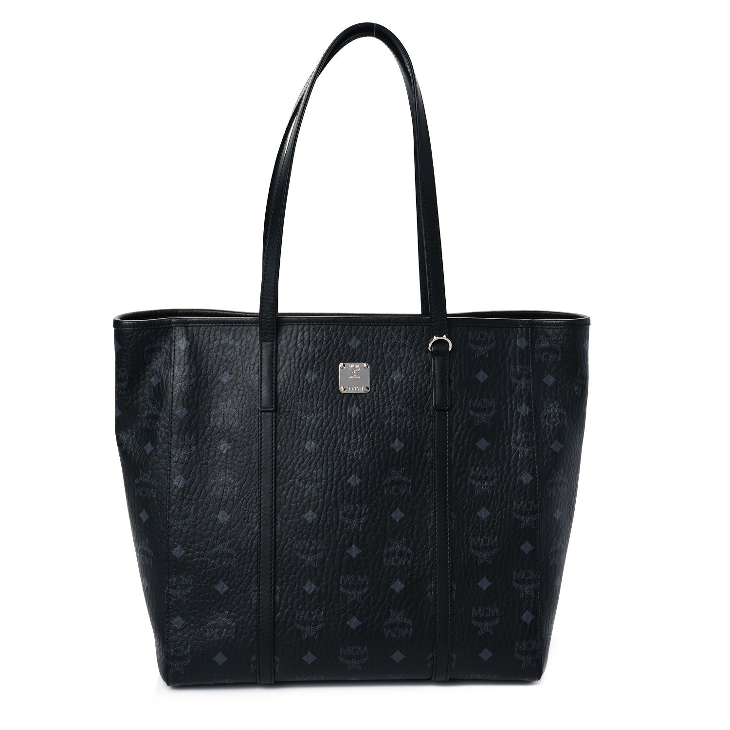 MCM Visetos Toni Shopper Tote Black 1 of 5