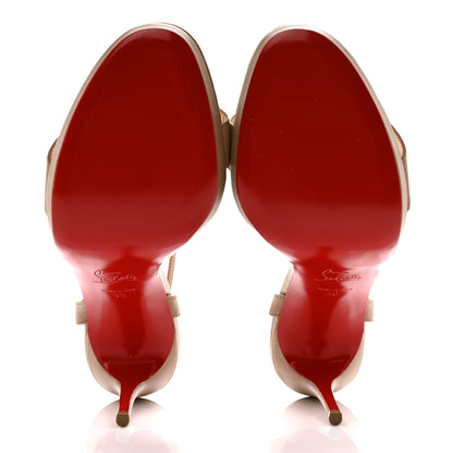 Christian Louboutin Nappa Loubi Queen 120 Pumps 39 Nude 5 of 10