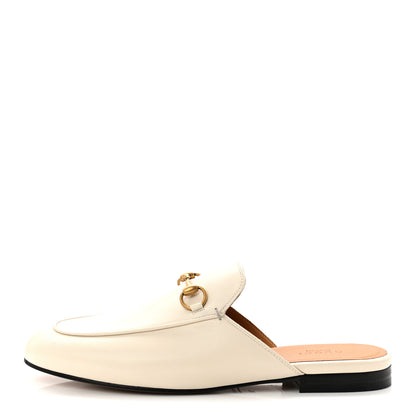 Gucci Malaga Kid Womens Princetown Slippers 38 Mystic White 1 of 10