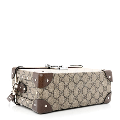Gucci GG Supreme Monogram Globe-Trotter Beauty Case Brown 4 of 10