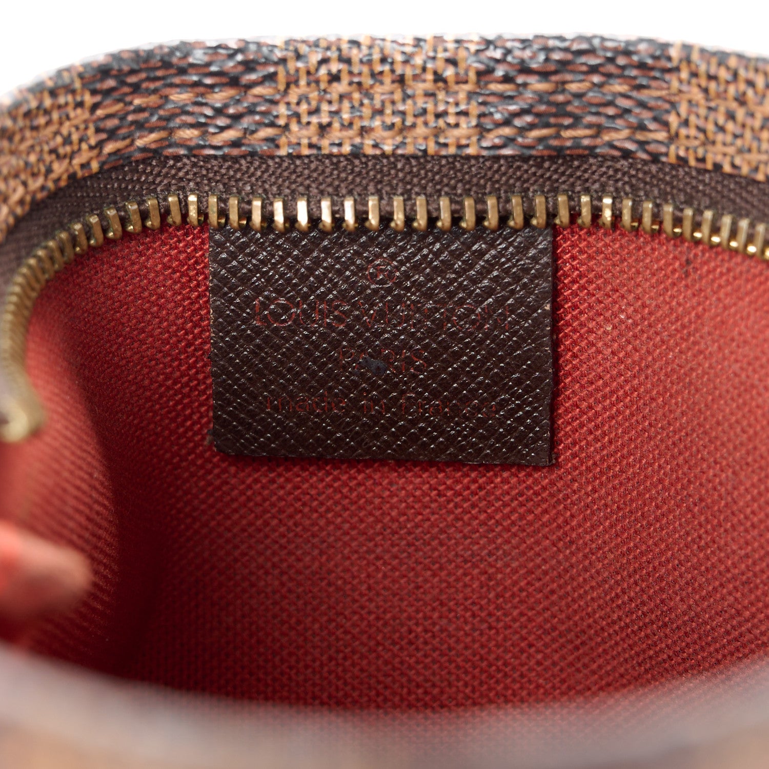 Louis Vuitton Damier Ebene Trousse Make Up Bag Pochette 6 of 11