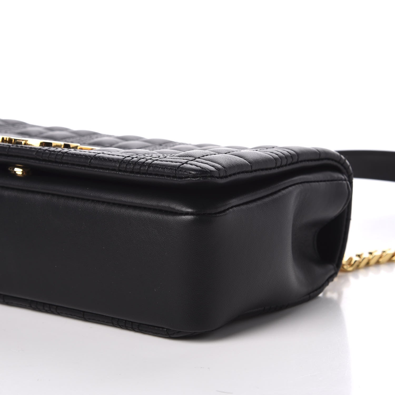 Burberry Lambskin Quilted Lola Bag Black 6 of 10