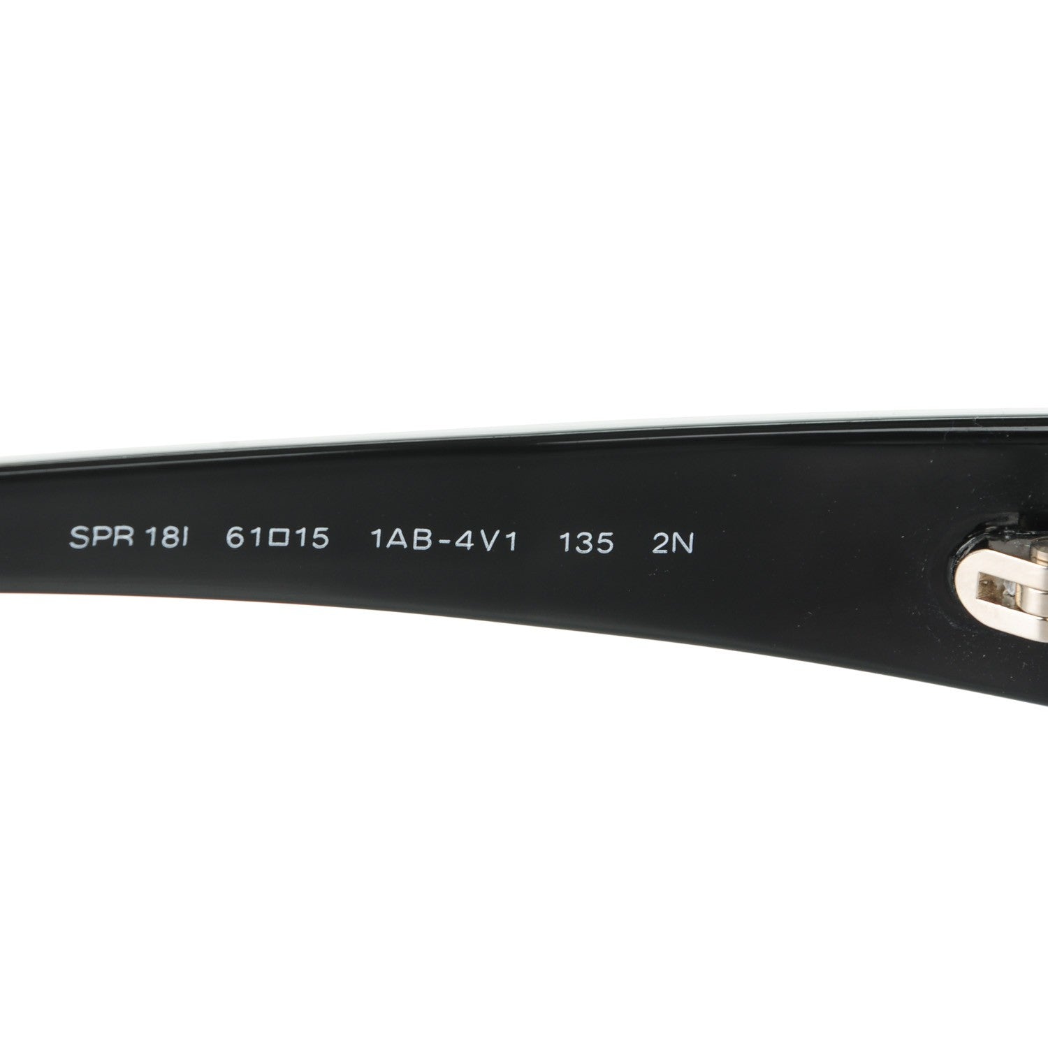 Prada Butterfly Frame Sunglasses SPR 18I Black 5 of 5