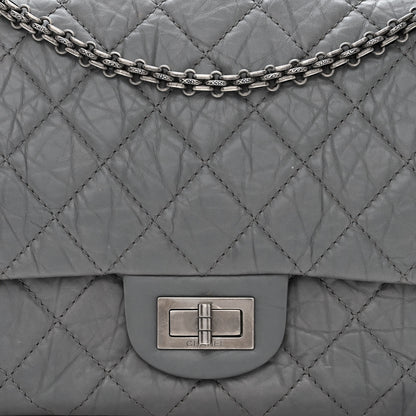 Chanel Aged Calfskin Quilted 2.55 Reissue 227 Flap Grey 8 of 13