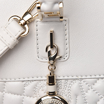 Versace Barocco Quilted Nappa Altea Vanitas Lady Athena White 18 of 19