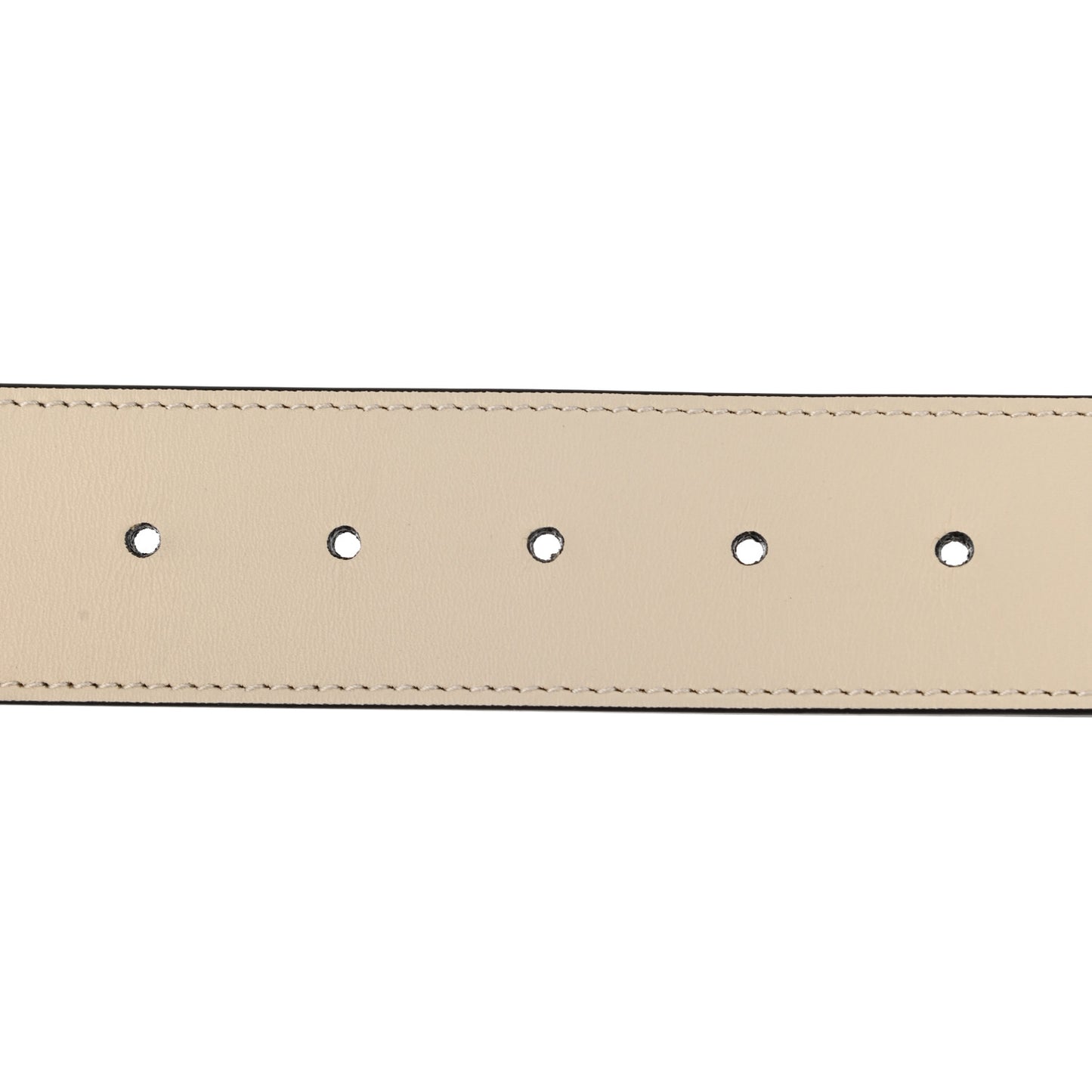 Calfskin Double G 40mm Belt 90 36 Mystic White