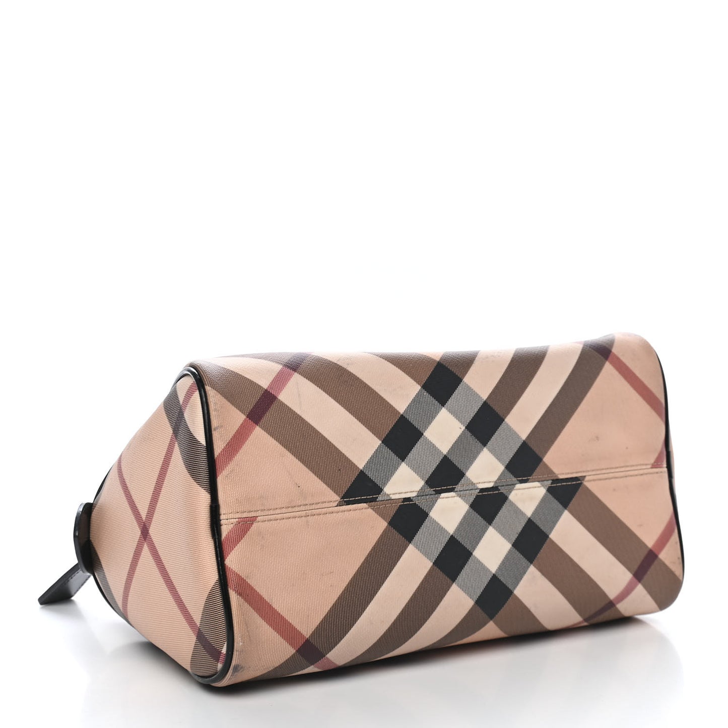 Supernova Check Patent Small Chester Bowling Bag Black