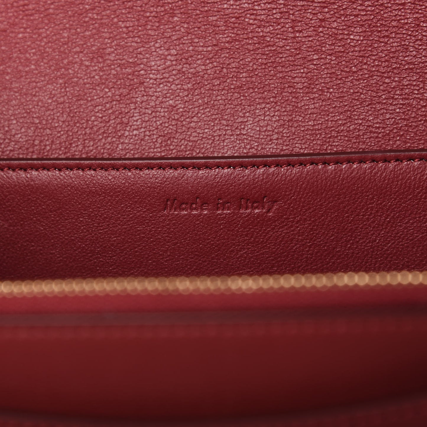 Shiny Smooth Calfskin Medium Frame Shoulder Bag Ruby Nude