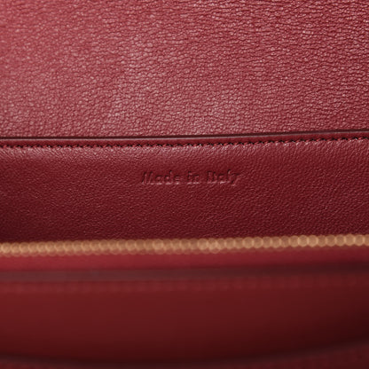 Celine Shiny Smooth Calfskin Medium Frame Shoulder Bag Ruby Nude 9 of 10