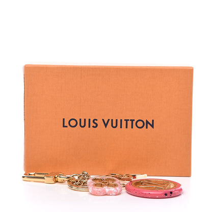 Louis Vuitton Colorline Bag Charm Key Holder Pink Glitter 3 of 3
