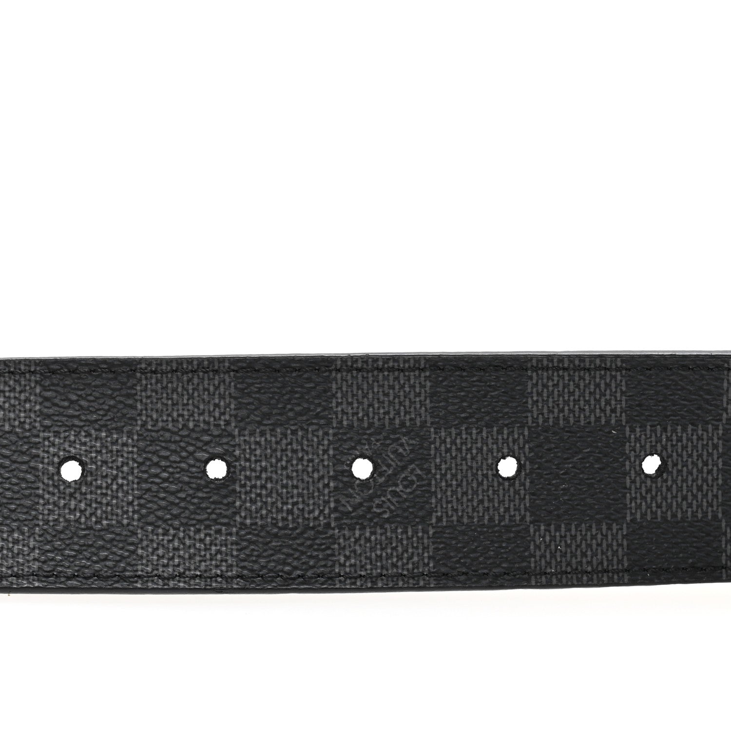 Louis Vuitton Damier Graphite 40mm LV Initiales 90 36 Belt 4 of 9