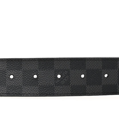 Louis Vuitton Damier Graphite 40mm LV Initiales 90 36 Belt 4 of 9
