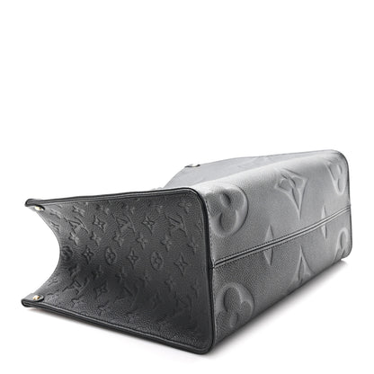 Louis Vuitton Empreinte Monogram Giant Onthego MM Black 4 of 10