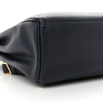 Hermes Taurillon Clemence Kelly Ado Backpack Bleu Nuit 9 of 12