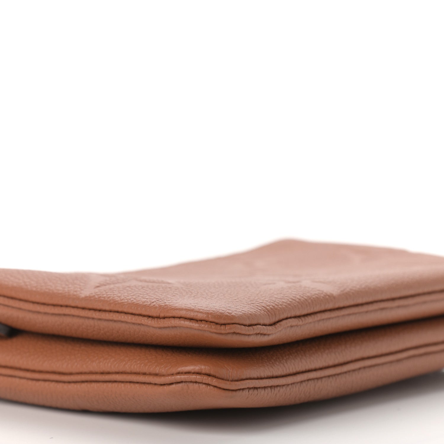 Louis Vuitton Empreinte Monogram Giant Double Zip Pochette Caramel 8 of 11