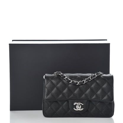Chanel Caviar Quilted Mini Rectangular Flap Black 10 of 10
