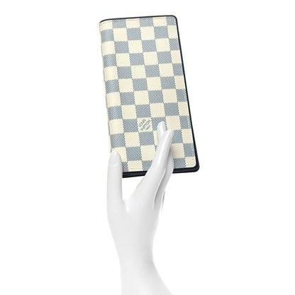 Louis Vuitton Damier Azur Coastline Brazza Wallet 2 of 8