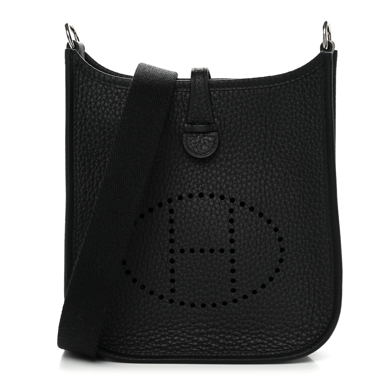Hermes Taurillon Clemence Evelyne TPM Black 1 of 11