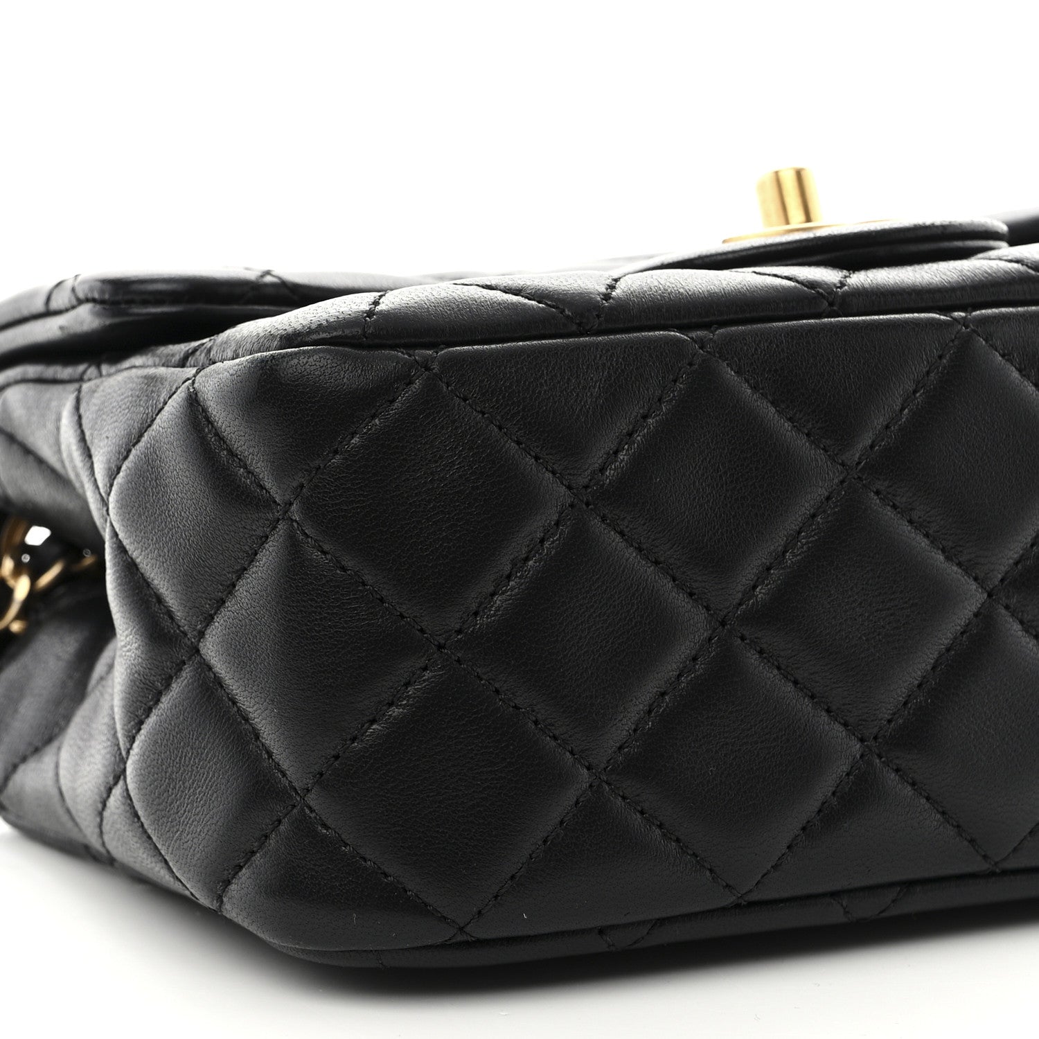 Chanel Lambskin Quilted Mini Pearl Crush Flap Black 10 of 12