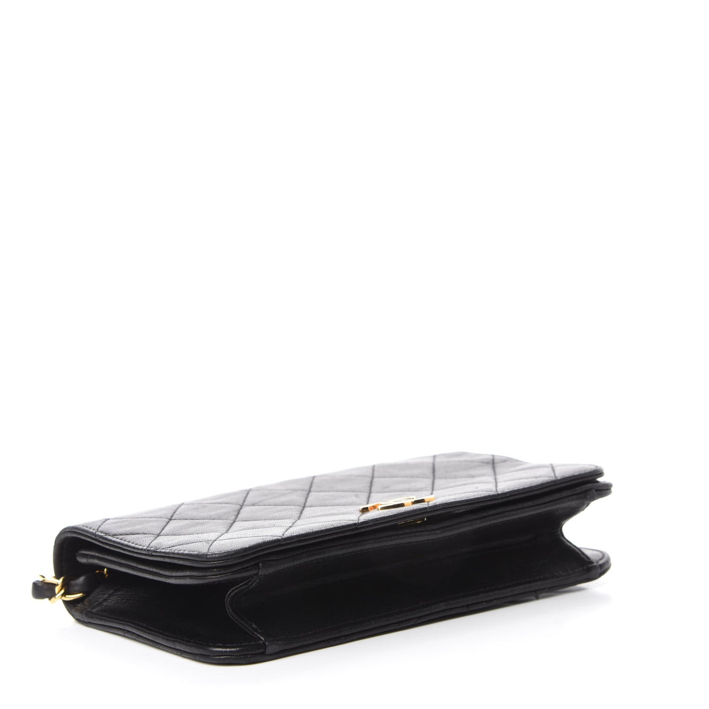 Lambskin Quilted Mini Flap Black