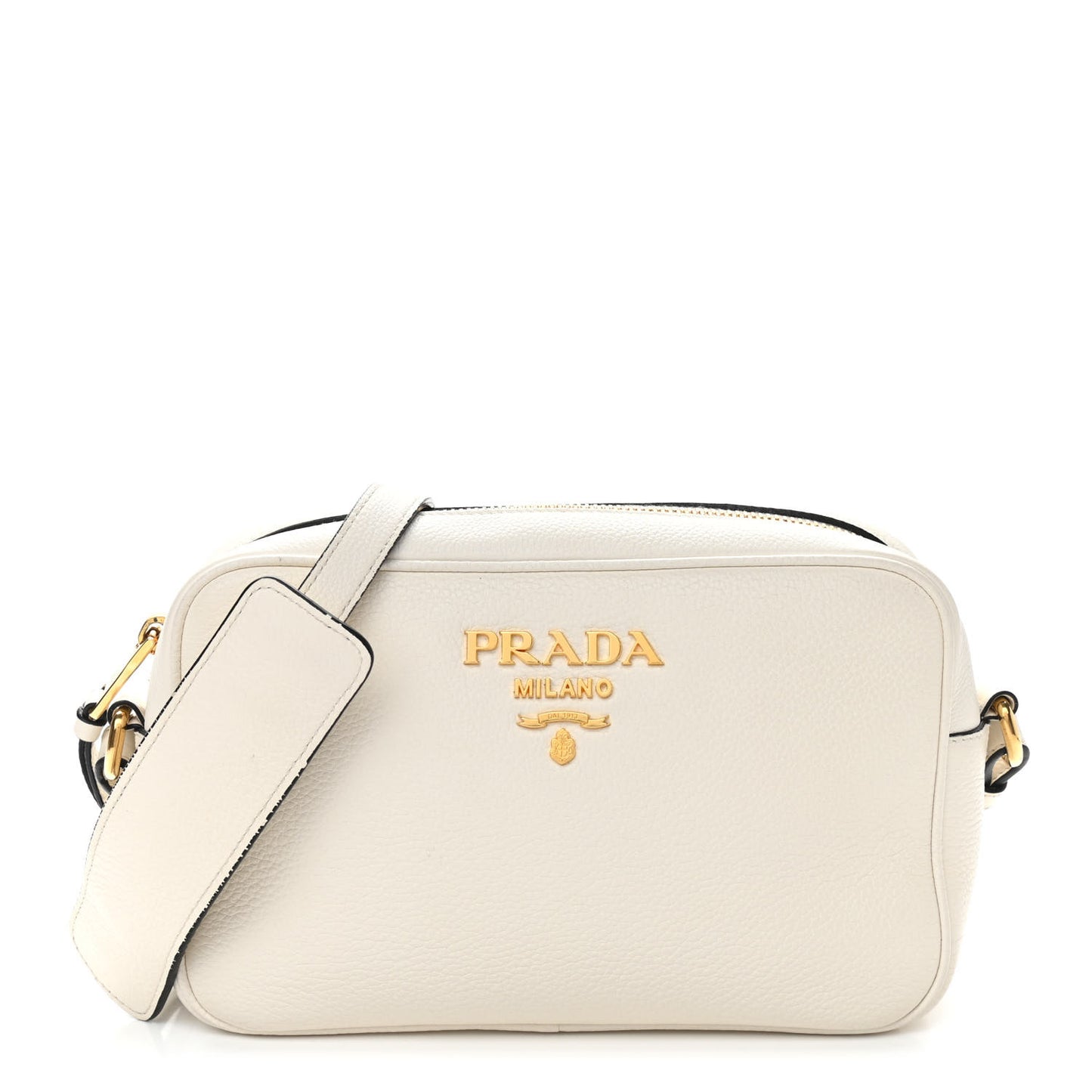 Vitello Phenix Camera Bag Bianco