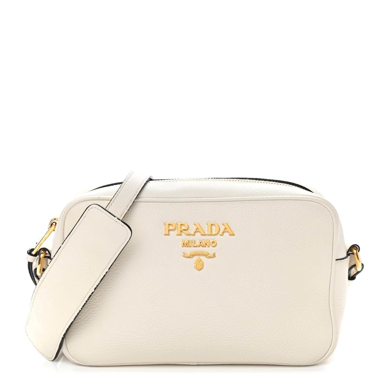 Prada Vitello Phenix Camera Bag Bianco 1 of 10