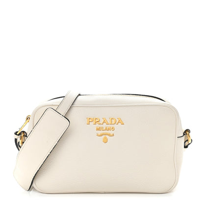 Prada Vitello Phenix Camera Bag Bianco 1 of 10
